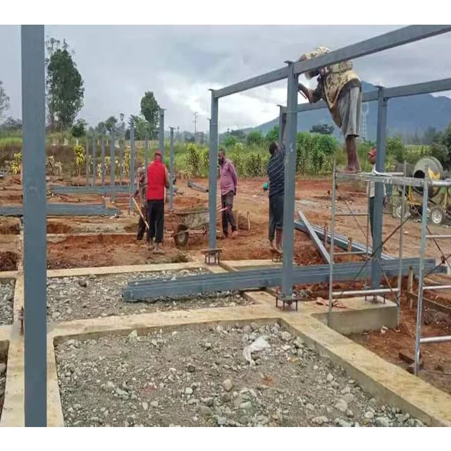 Сборная металлическая Легкая стальная конструкция дизайн склада производство