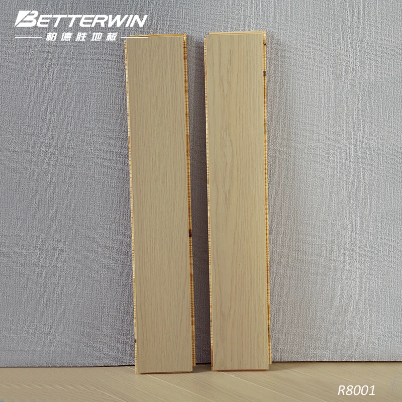 Bedroom Living Room Kitchen Water Resistant Floor Panel Wood Floor Custom Wooden Herringbone Laminate Flooring