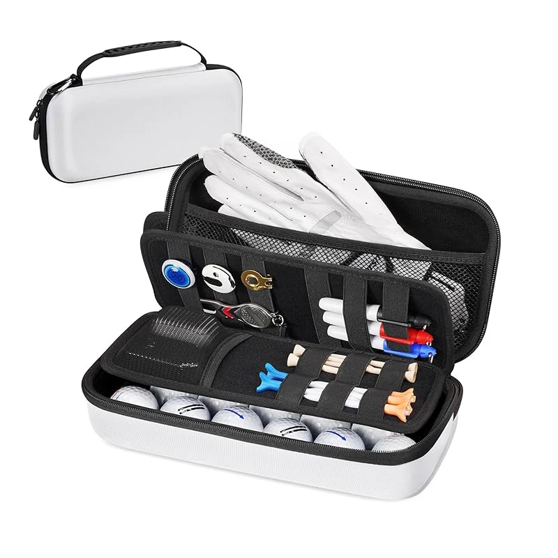 EVA Professional Manufacturer Custom Logo Easy Carrying Hard Storage Bag Golf Gloves Holder EVA Case
