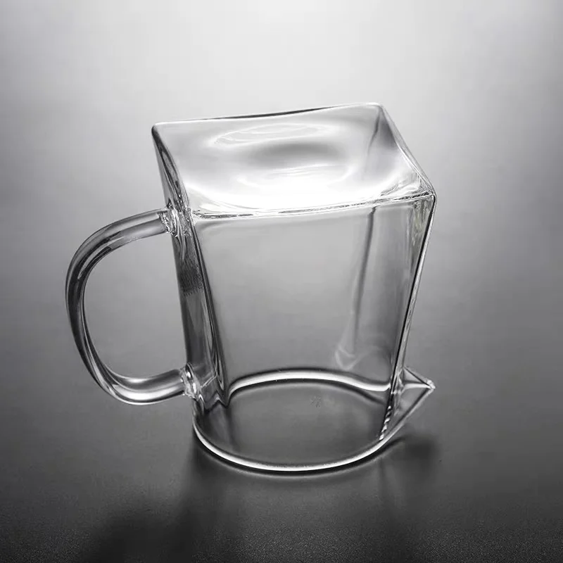 High Borosilicate 400ml Heat Resistant Double Wall Glass Teapot