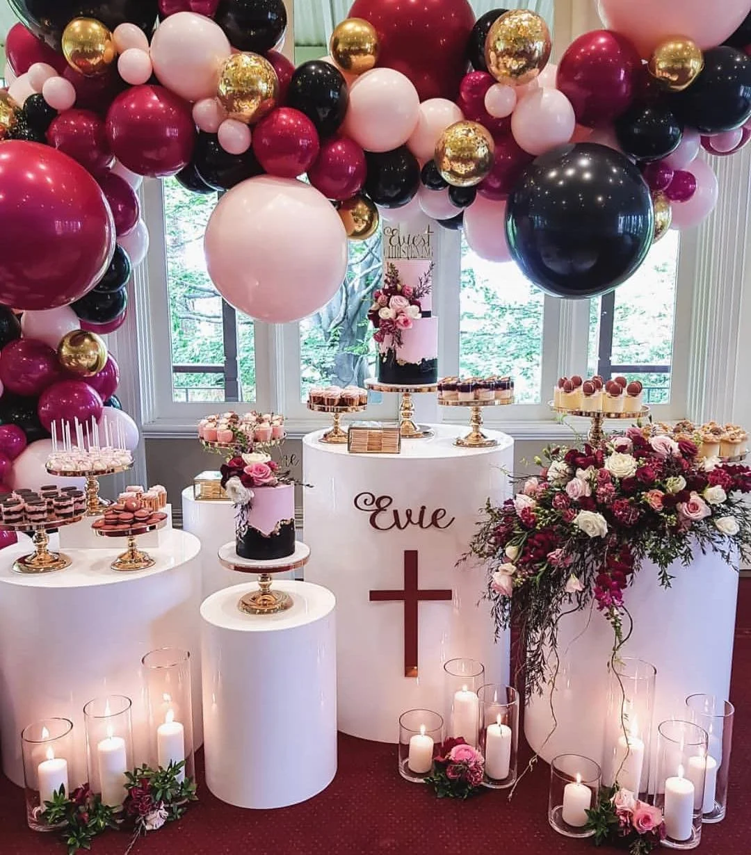 VONVIK Custom Clear Acrylic DIY Blank Sign Board White Acrylic Wedding Round Board Wall