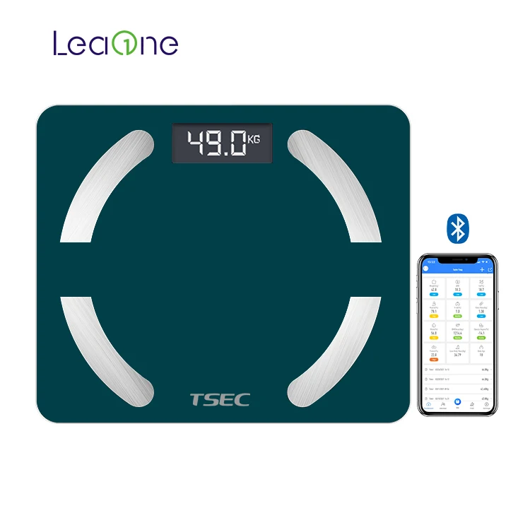 Leaone Household Best Seller New Arrival Body Fat Scale Oem Wholesale Design Healthy Analytical Bluetooth Body Fat Scale