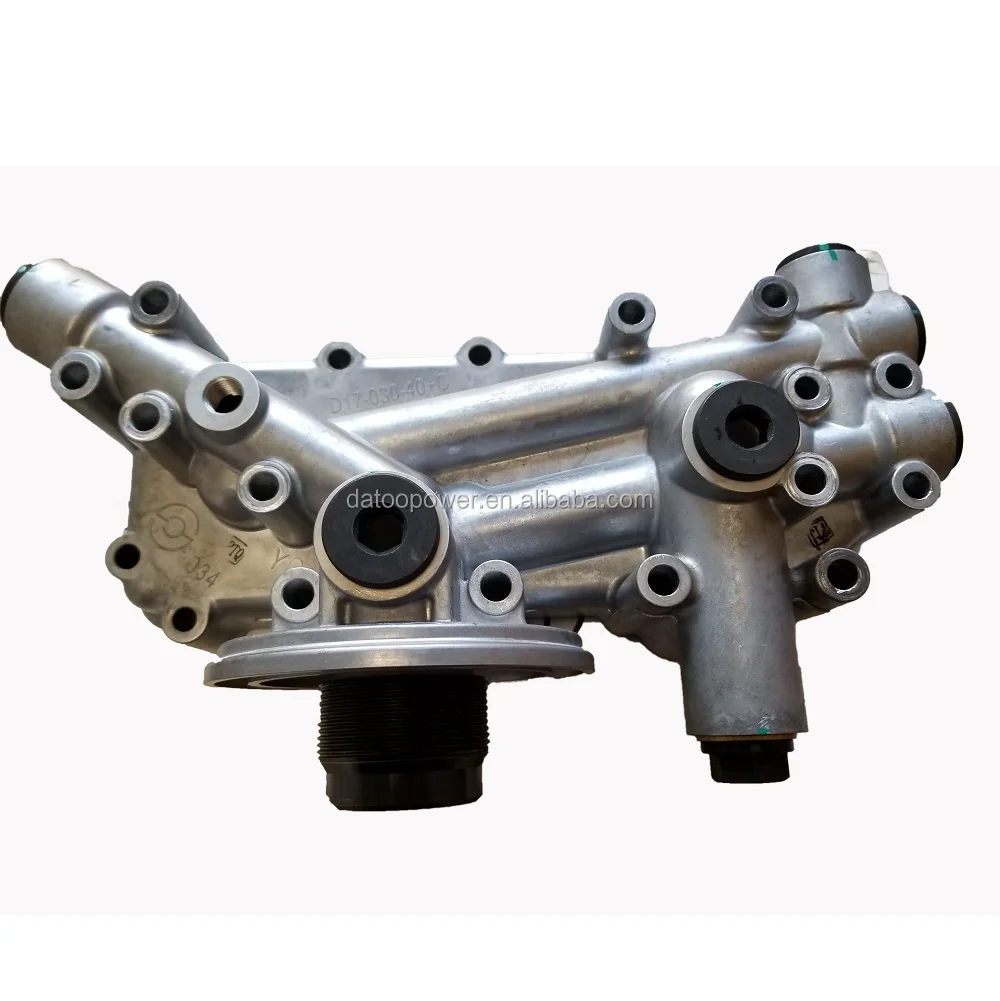 Shanghai Diesel Engine Parts SDEC SC8D170G2B1 DIesel Engine Oil Cooler Oil Filter Seat D17-030-01A+C