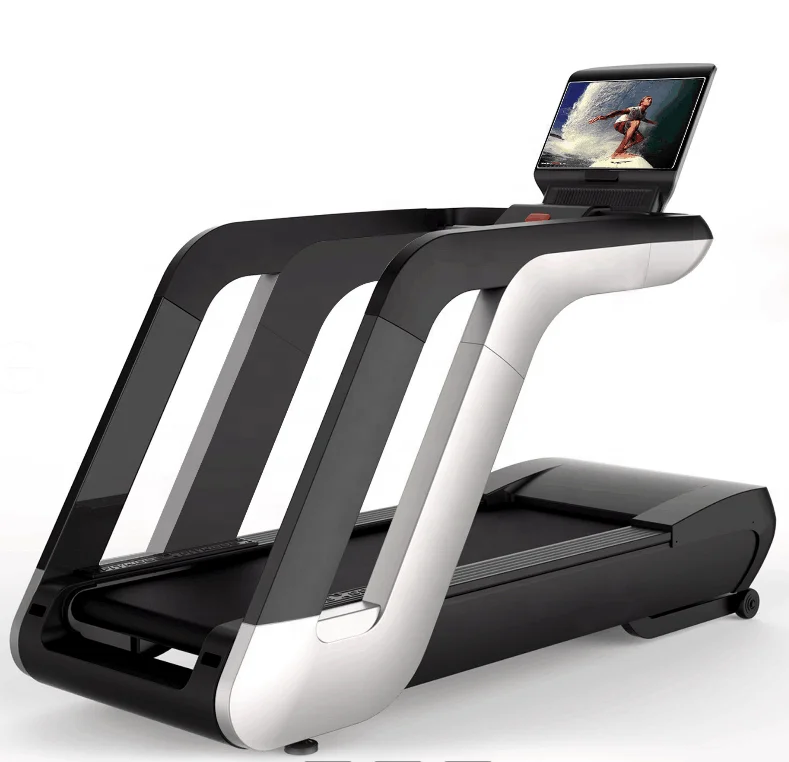 
Newest Gym Equipment Fitness Luxury Running Exercise Machine Commercial Automatic Touch Screen Treadmill 