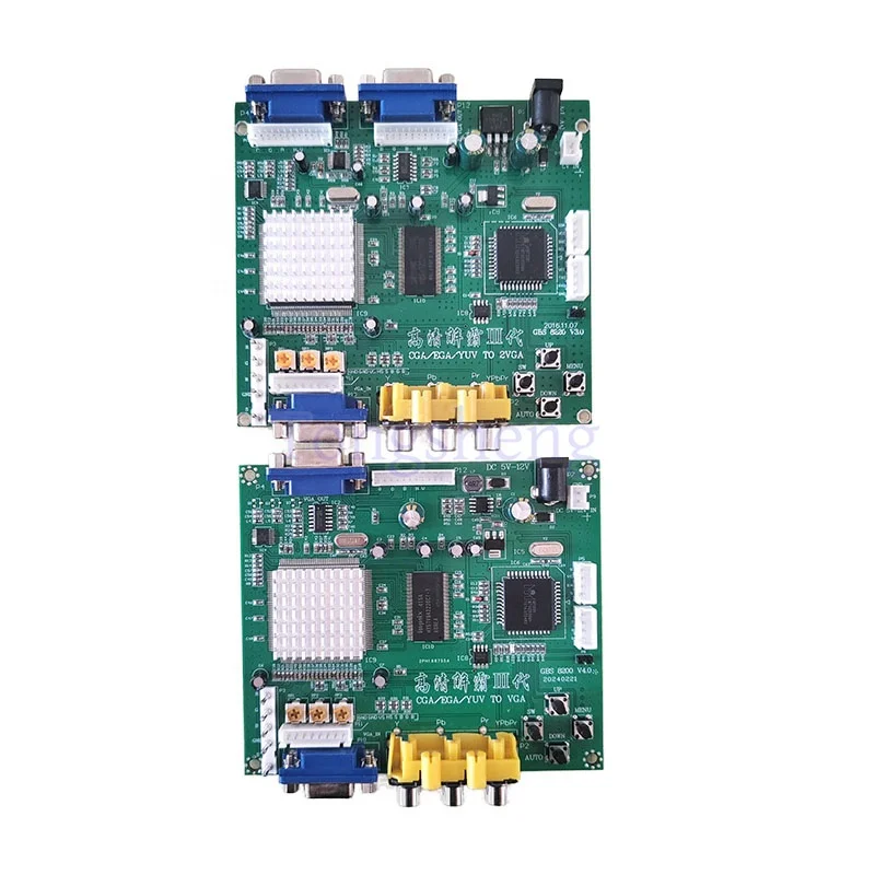 CGA/EGA/YUV TO VGA converter board for POG Game PCB Video Good Quality GBS Conversion Board