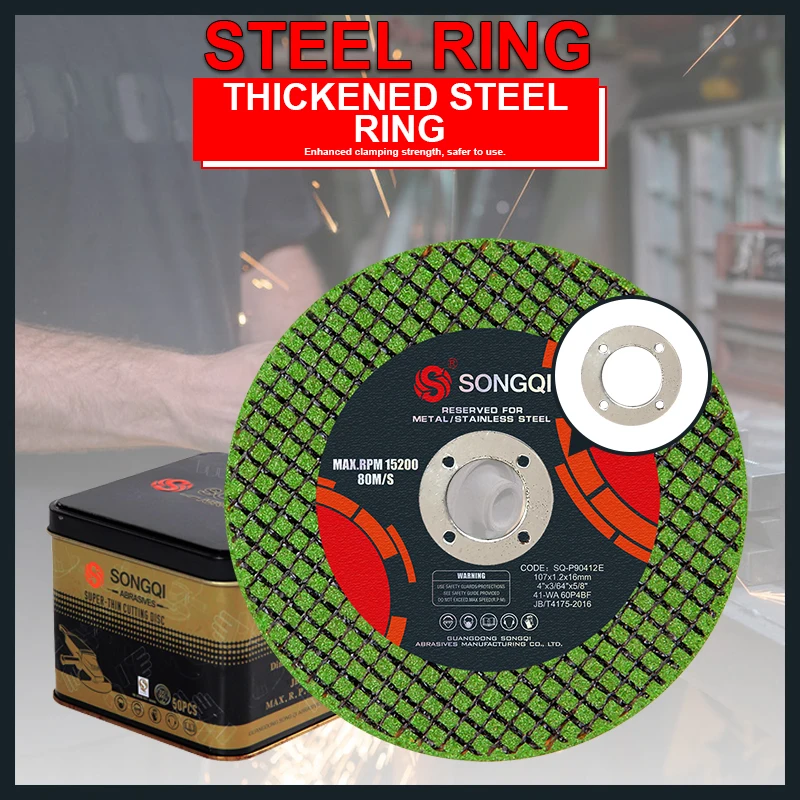 SOGNQI abrasive 4 inch abrasive tools cutting wheel grinding wheel for metal SS grinding