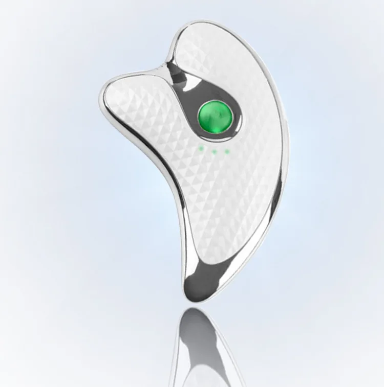 Wholesale Led Red Blue Light Mini Vibration Face Body Massage Microcurrent Electric Gua Sha Massager