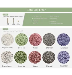 Premium Clumping Bentonite Cat Litter Sand Ultra Clean Litter Box Longer Lasting Odor Control Hard Clumping Cat Litter
