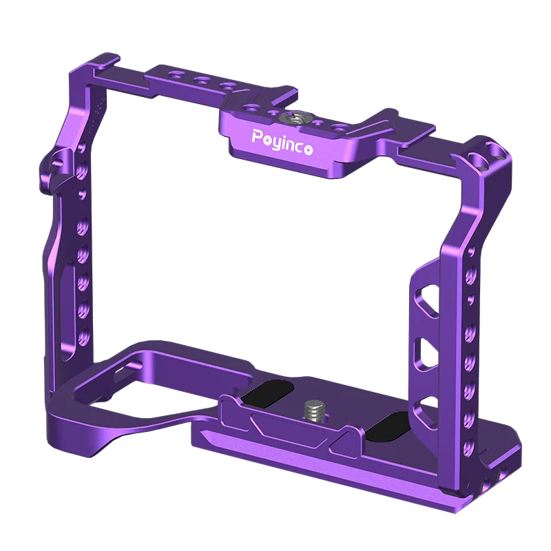 Poyinco Light Weight Camera Cage for Sony A7 IV / A7R III / A7 III Camera Compatible with DJI RS Stabilizers