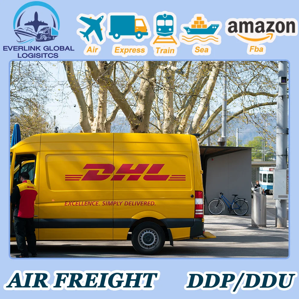 International Shenzhen logistic forwarder DHL express delivery air freight cheapest shipping rates from China to USA UK