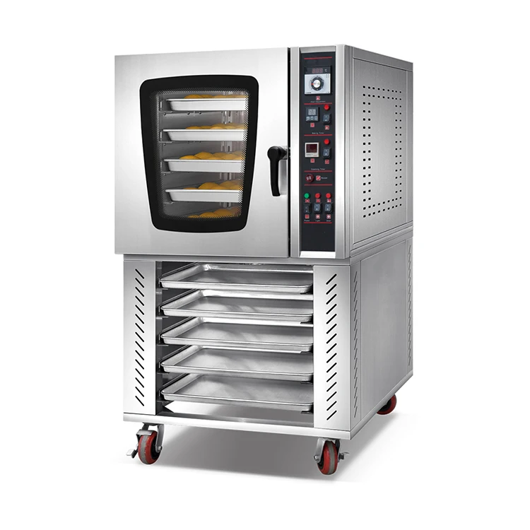 8 Trays Commercial Baking Gas Pizza Oven For Bakery