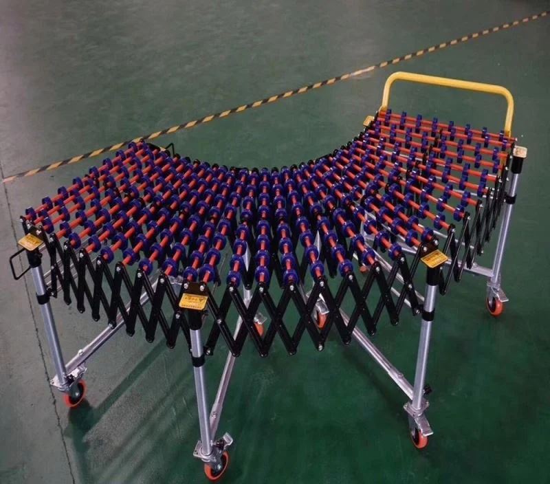 Extendable Gravity Flexible Roller Conveyor