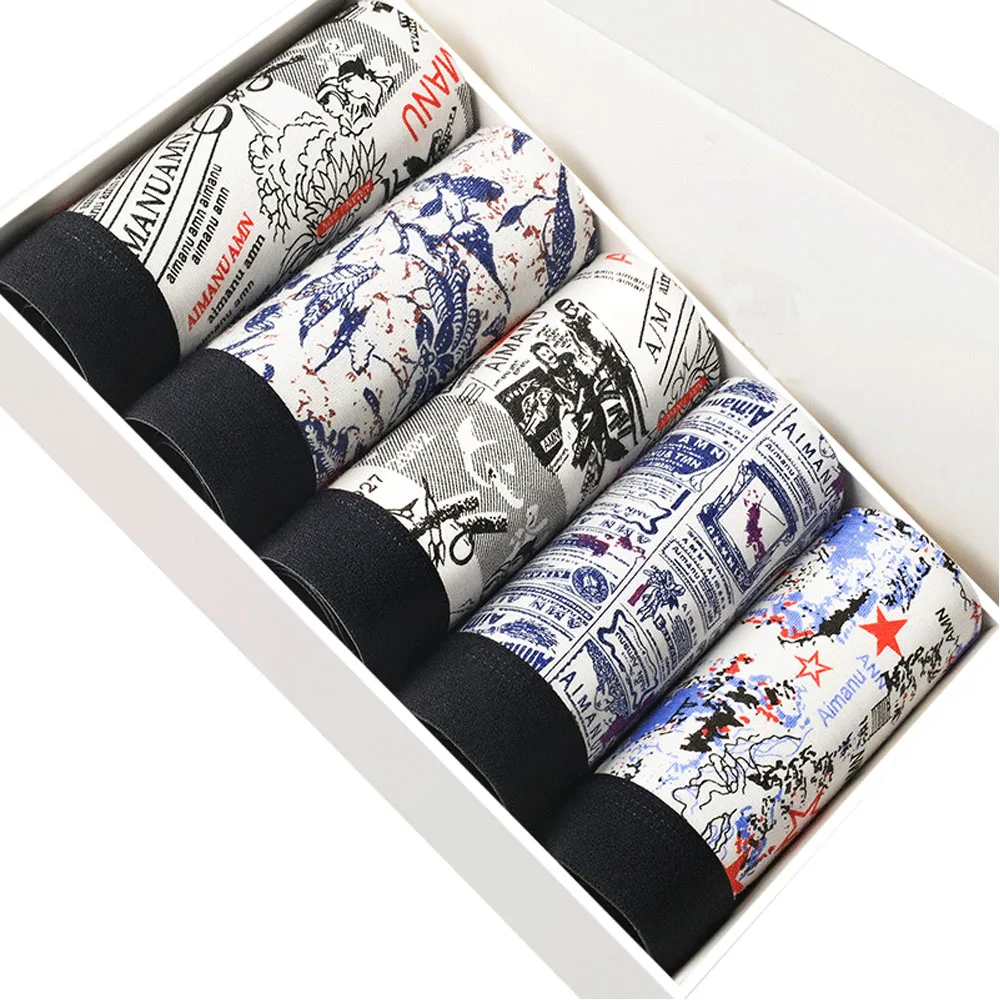 Индивидуальные мужские сексуальные боксеры uomo шорты нижнее белье для азиатских