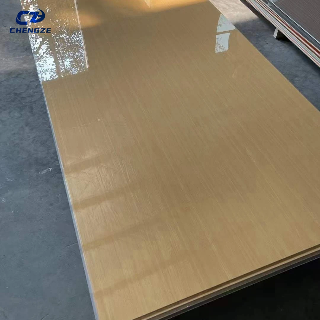 Bamboo Wood Veneer WPC Foam Board For Interior Decoration Wall Panel