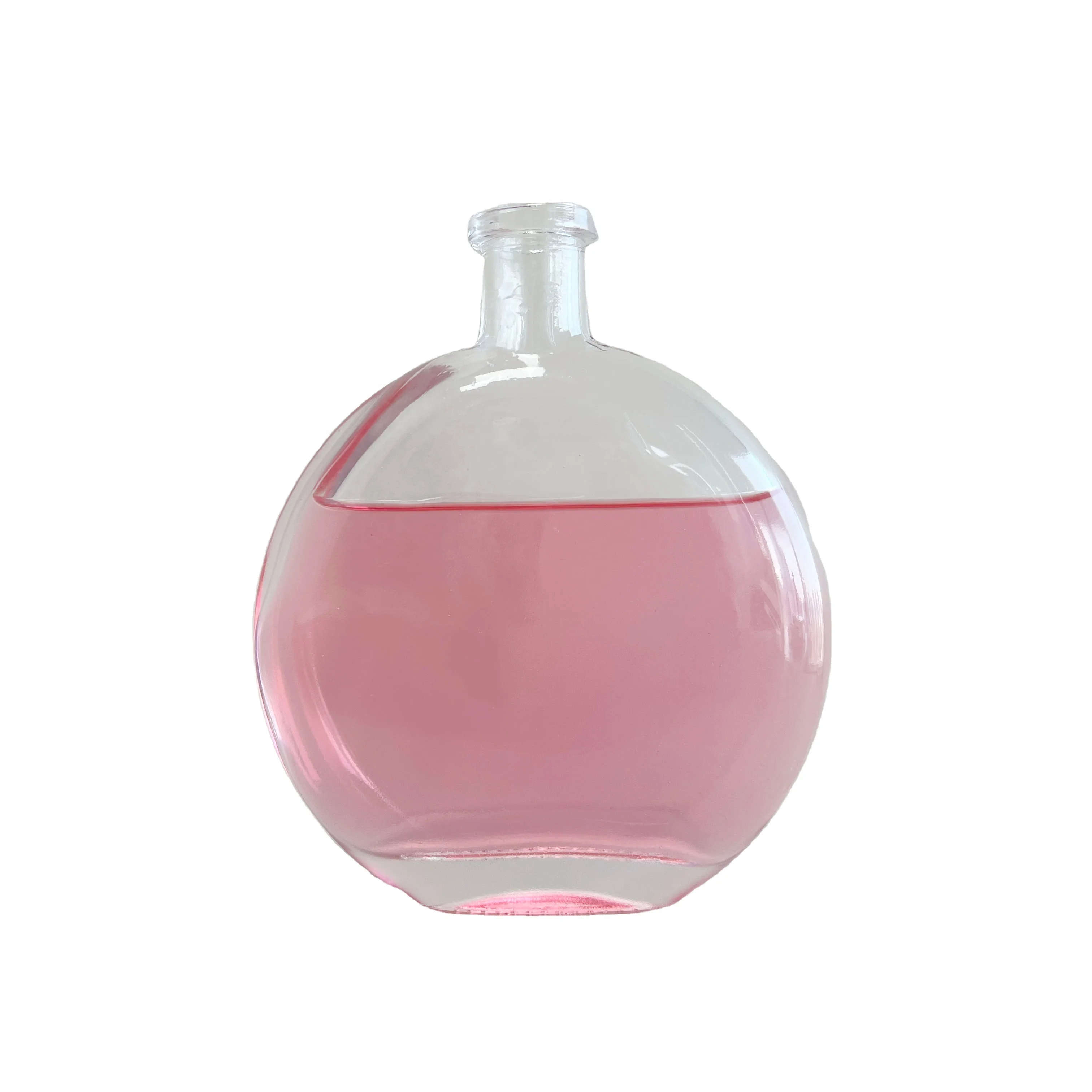 200ml High Flint Whisky Brandy XO Spirit Glass Liquor Bottle Alcoholic Beverage Round Tequila Glass Wine Bottle