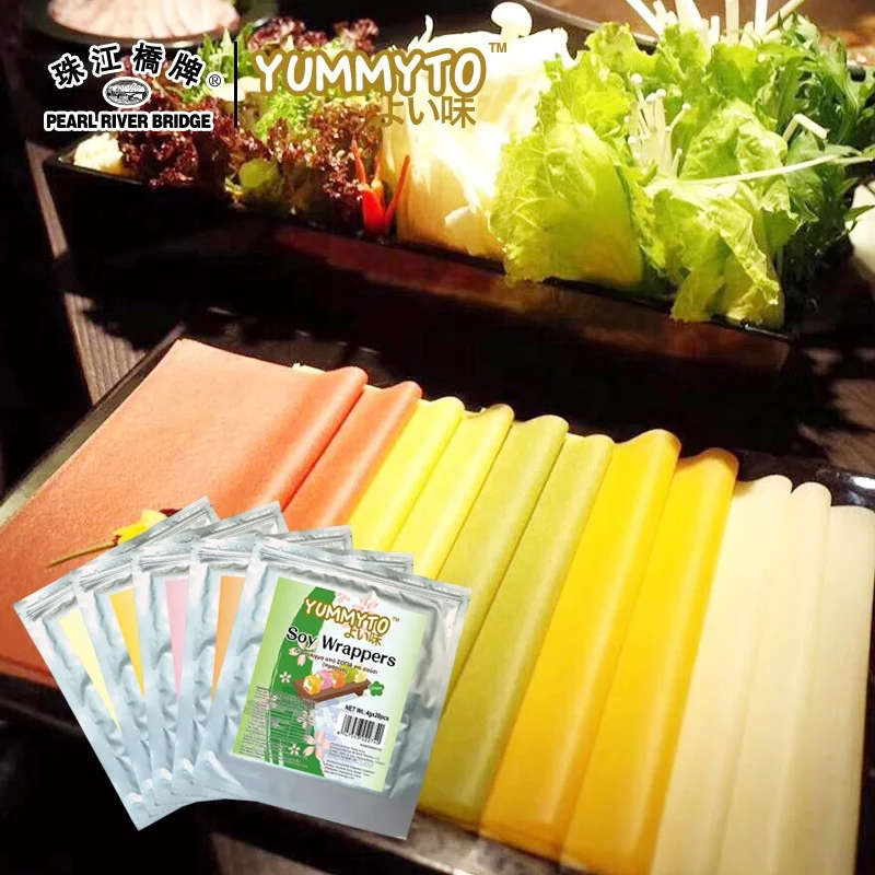 Wholesale Seasoning Edible Japanese 4g Soy Wrappers for hotpot sushi