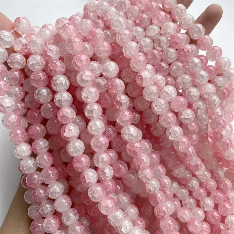 Factory low price direct sales bicolor Ancient style Glass beads Abacus Beads for DIY Handmade Jewelry Making Accessories