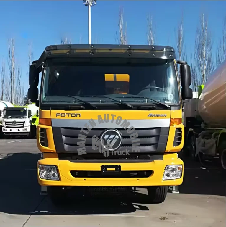 Foton 6x4 capacity 8 cubic meters 12 cubic meters volumetric cement concrete mixer truck for tunnel site