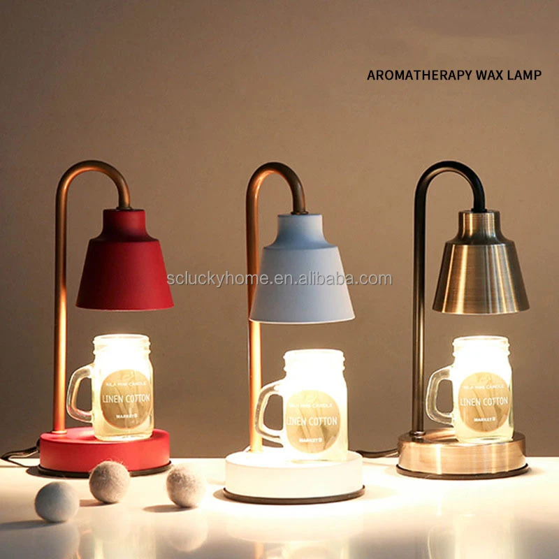 Mini simple wax melting lamp creative aroma  candle aromatherapy melting candle Nordic lamp fragrance lamp