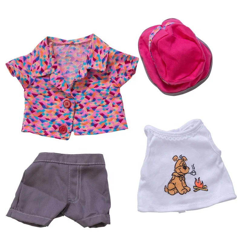 New Fashion Dress Wear For 18Inch American Doll Girl&43Cm Baby New Born Doll Clothes Accessories