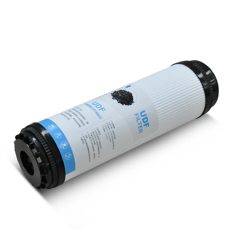 10 Inch UDF Block Charcoal Active Filtro GAC Granular Activated Carbon Filter Cartridge