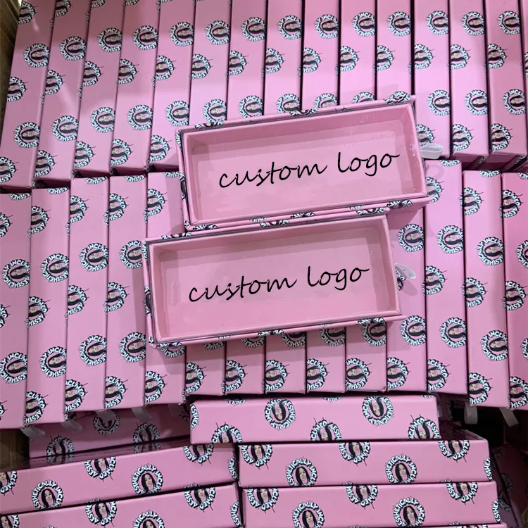 Wholesale lashes 3d custom logo 25mm eyelash luxury drawer packaging box