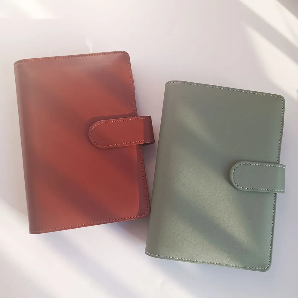 Wholesale Factory Stock High Quality Cash Envelope A5 A6 Luxury 2025 Planner Custom Journals Printed Top Loader Binder