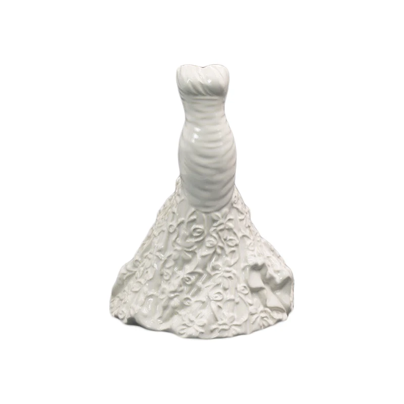 Unique dress style Vase for Rose or dried flower