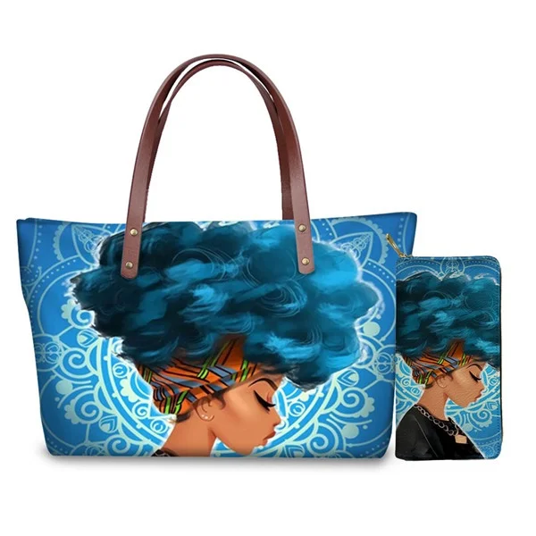 High Quality Popular African American Girls Backpack Primary School Hold Books And Pencil Case Backpack Student Bag