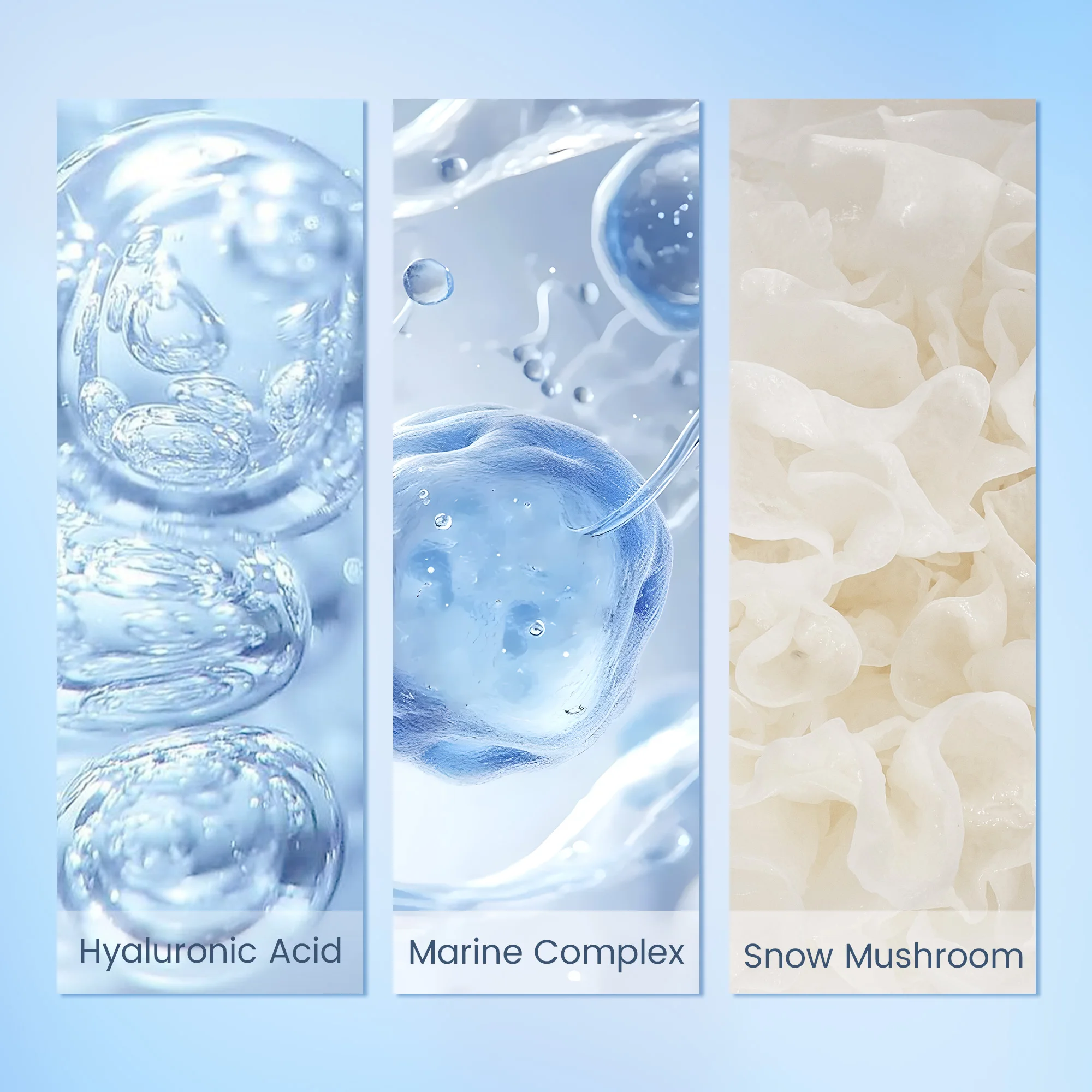 Private Label Skincare Skincare Product Ocean Deep Hydration Serum Hydrating Hyaluronic Acid serum Blue Chemistry Ultra