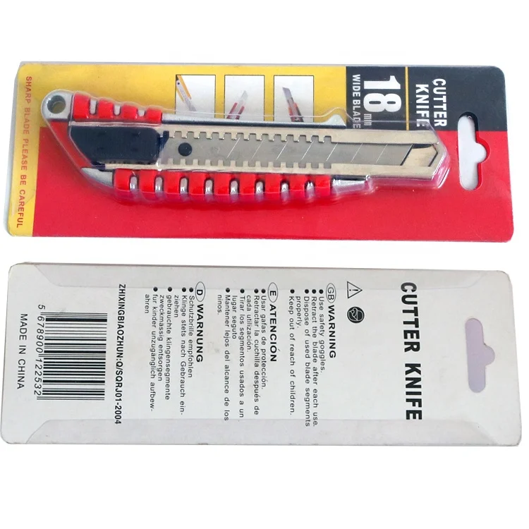 18mm cutter High Quality Zinc Alloy Snap Off Blade Utility Knife