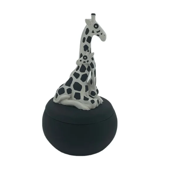Handmade resin fiberglass giraffe statue resin farm animals figurine window display outdoor garden  home for decor
