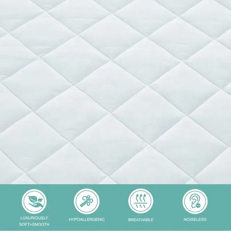 Wholesale Custom Water Proof Bed Sheet Cover stretchable deep pocket 5 Star Hotel  King Size Waterproof Mattress Protector Cover