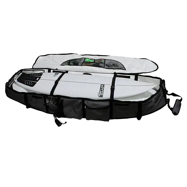 Custom Transport Storage Roller Wheeled Surf Board Surfboard Travel Bag With Wheels