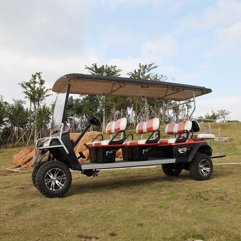 Custom Vehicles Strong Drive sightseeing Cart 8 Seats  Electric Golf Cart