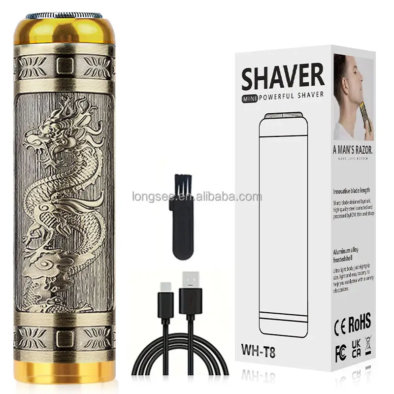 T9 Professional Metal Electric Hair Trimmer Men Rechargeable 0mm Shaving Barber Styling Tool Hair Clipper USB Home Car Use