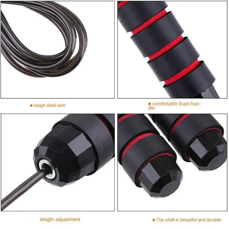 light weight pvc jumping rope custom logo foam handle adjustable heavy speed weighted jump rope