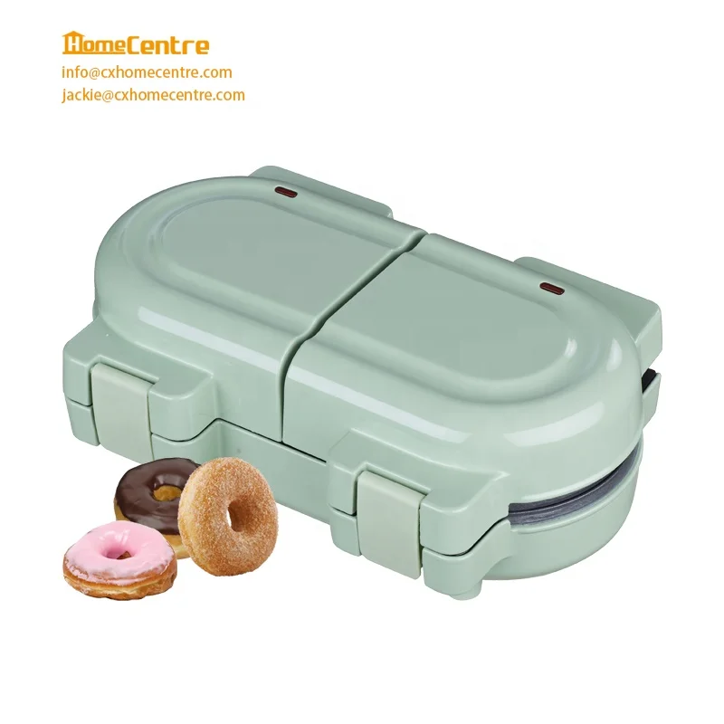 Electric 2 in 1 Mini detachable waffle doughnut cake pop maker