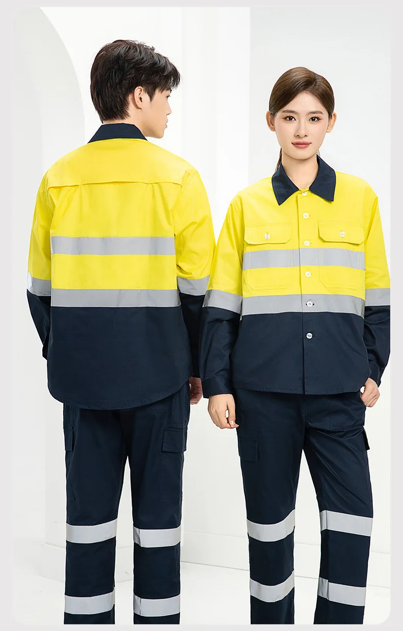 Oil Gas PPE CVC Workwear Uniform Welding Suit Work Wear Coverall Work Clothes