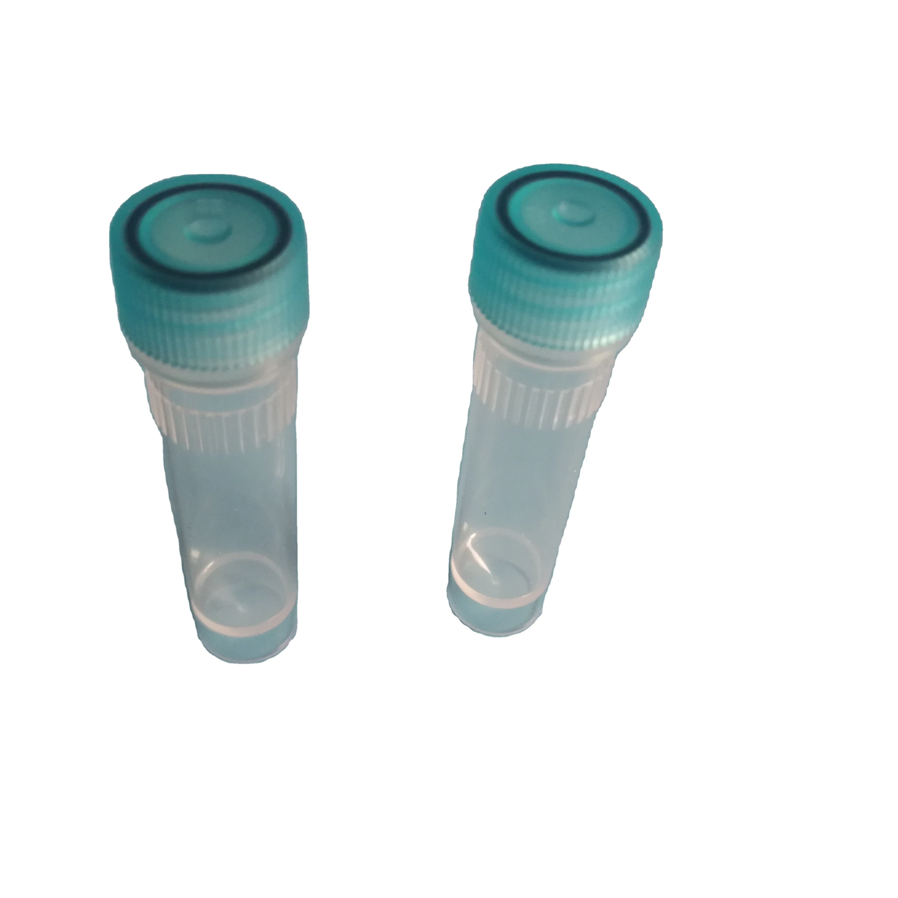 ISO9001 Certificate different lid caolors different sizes freezing tube pp material cryovial tube 2ml cryo tubes