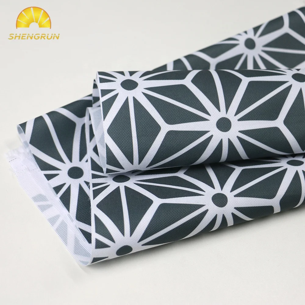 No MOQ Custom Design Polyester Digital Printing PU PVC Coating Waterproof 600D Oxford Fabric For Bag