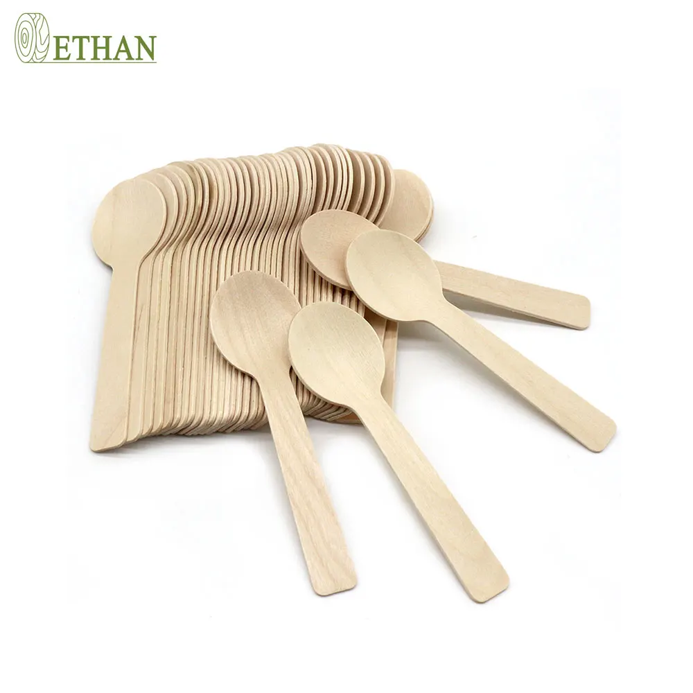 100mm Round Wooden Spoon