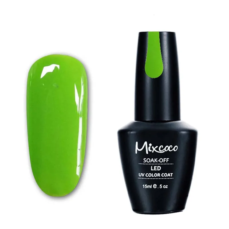 Цветной Гель-лак для ногтей Mixcoco под заказ от производителя объем 15 мл Esmalte цветной