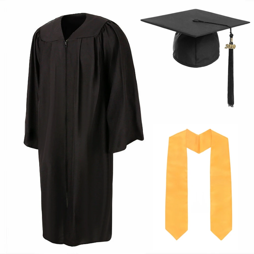 Custom Bachelor Graduation Gown with Cap