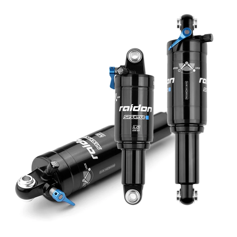 SR SUNTOUR Mountain Downhill Bicycle Shock MTB Suspension Air Rear Shock 165/190/200mm With Lockout bicycle shock absorber