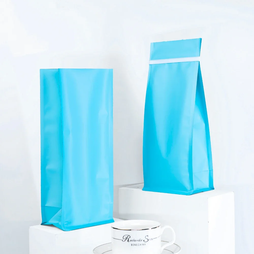 Wholesale Aluminum Side Gusset Coffee Bag Custom Coffee Tea Packaging Bags With Valve