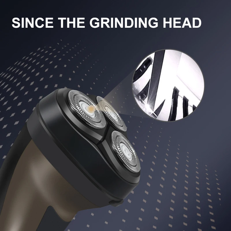 Прямая продажа с фабрики, USB зарядка, металлические двойные лезвия бритвы, бритвенные станки, машинка для стрижки бороды, электрическая Мужская бритва