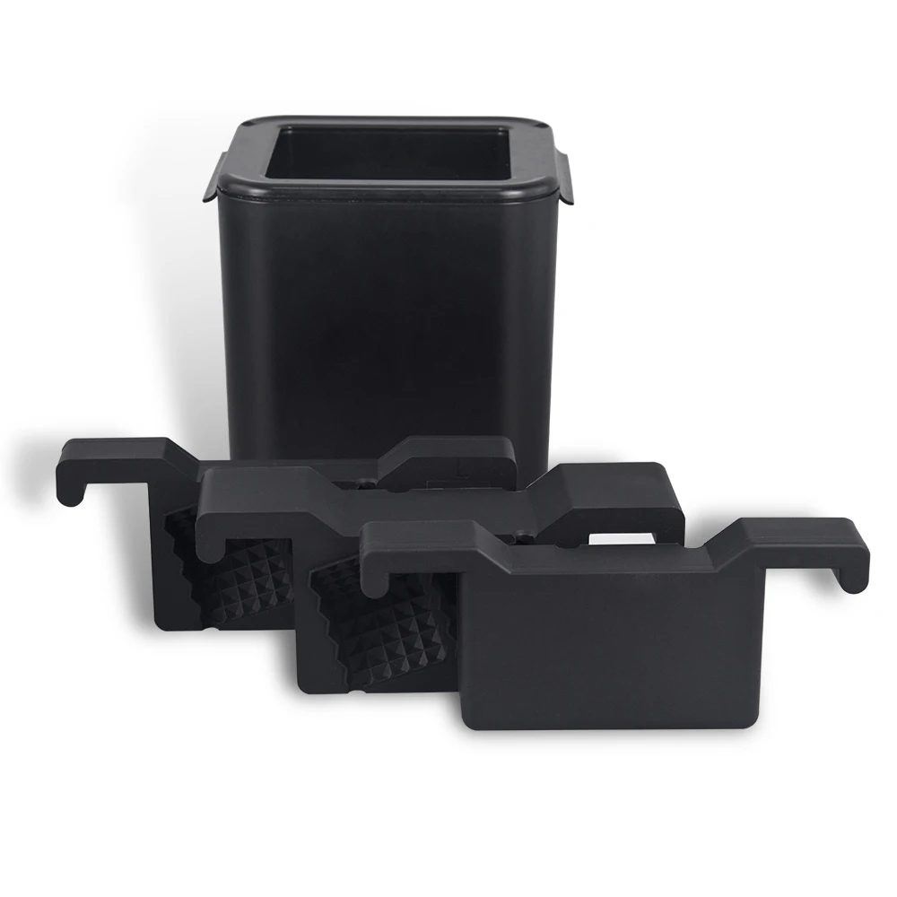 4 Cavity Prism Shaped 100% Crystal Clear Ice Ball Maker Whiskey No Bubble Prism Shaped Clear Ice Cube Mkaer Mold