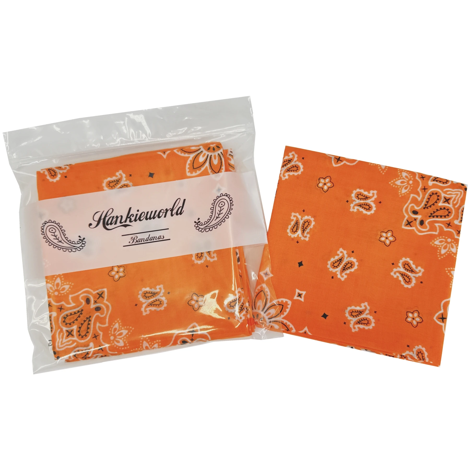 Hengli Polyester paisley flower square scarf hip-hop outdoor cycling spot wholesale bandana headscarf