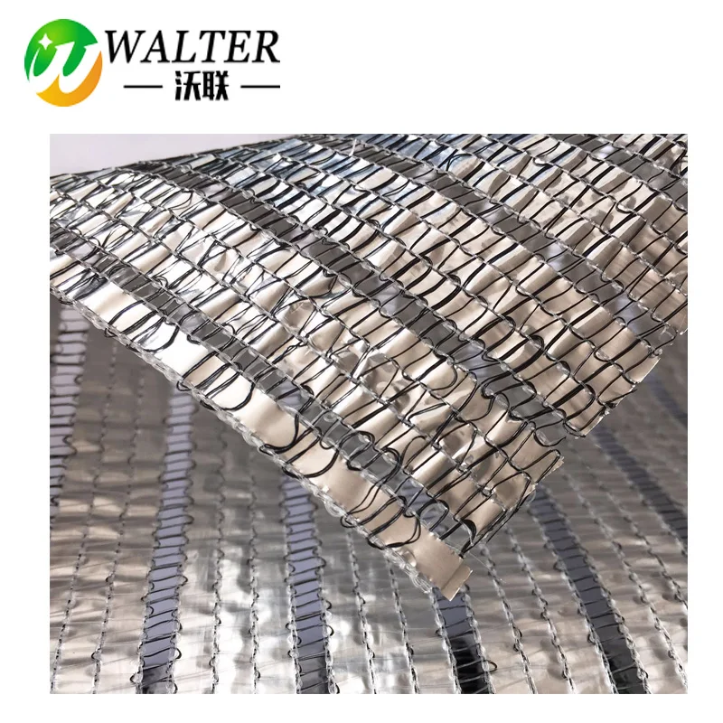 Reflective Aluminum Foil Cooling Shade Network  Silver White UV Resistant Greenhouse Sunblock Shade Cloth for Plant Cover